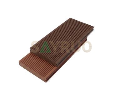 Groove Surface No Crack Solid Composite Decking 140x25mm Outdoor Wood decking