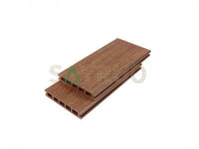New Design 25mm Thickness 3D Deep Embossing Wood Grain Wood Plastic Composite Decking