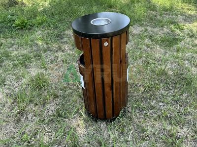 Composite trash Can made of wood plastic 
